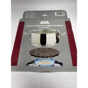 ILSA Cast Iron Enameled Heat Diffuser For Gas Stove – 6.75 Inch